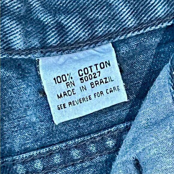 Vintage Rio By Stephen Mardon High Rise Dark Blue Wash Denim Tapered Leg Jeans - Picture 4 of 8